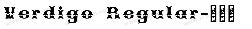 Verdigo Regular字体转换